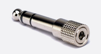 Адаптер для наушников корпусной Canford 3.5mm - 6.3mm Jack