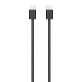 Кабель USB 2 Type-C/Type-C плетеный Apple 60Вт,Черный,1м