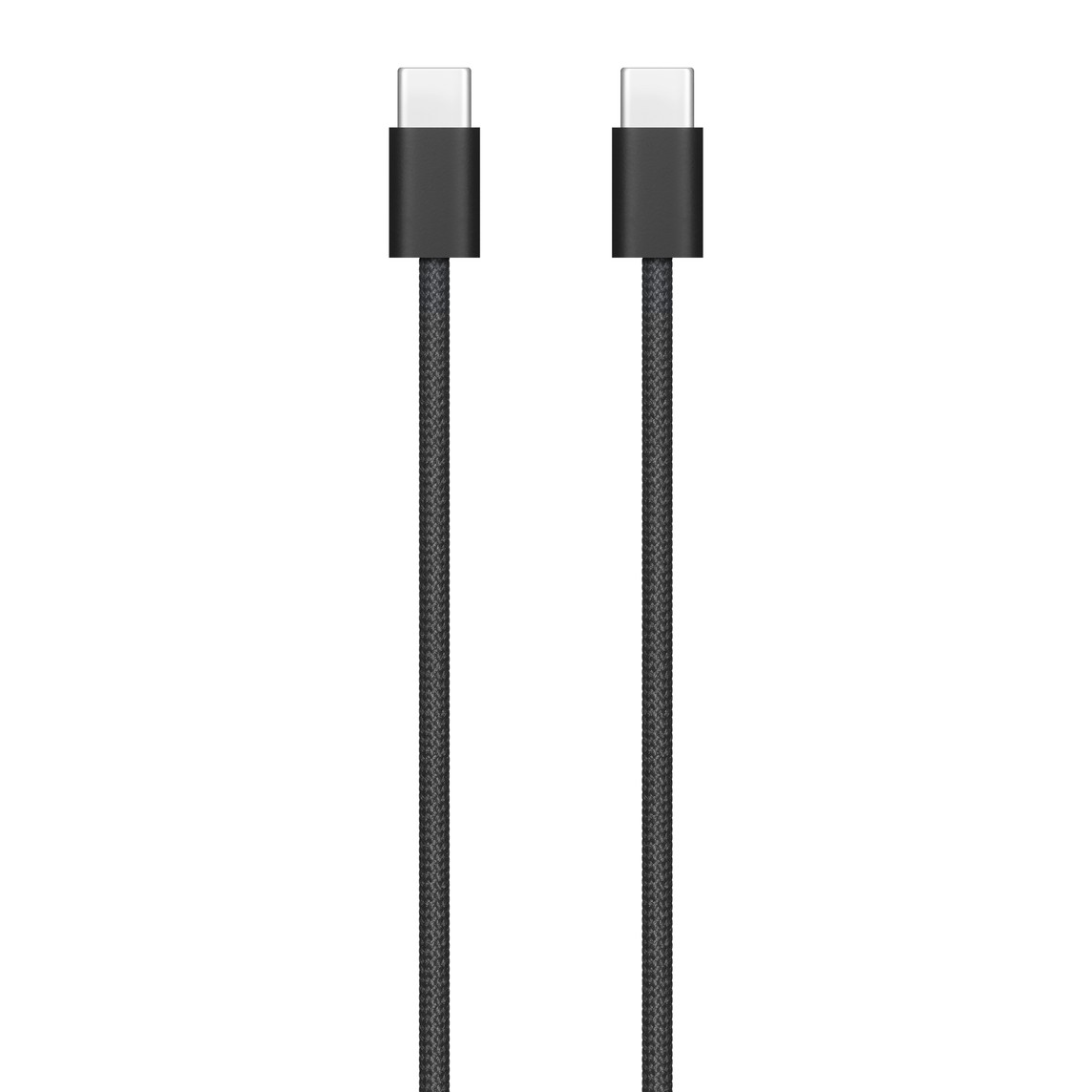 Кабель USB 2 Type-C/Type-C плетеный Apple 60Вт,Черный,1м-1