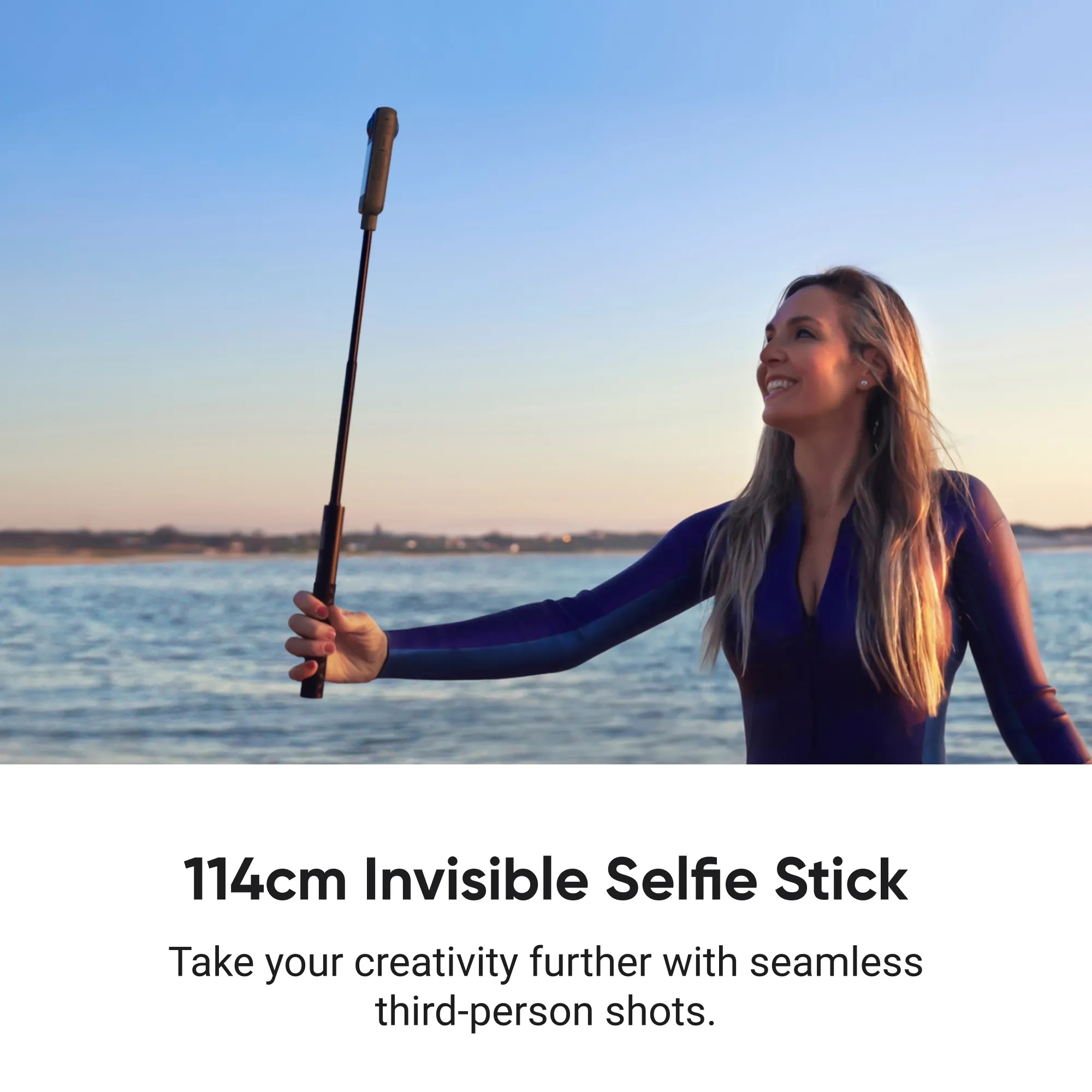 Монопод Insta360 Invisible Selfie Stick (23см - 114 см)-12