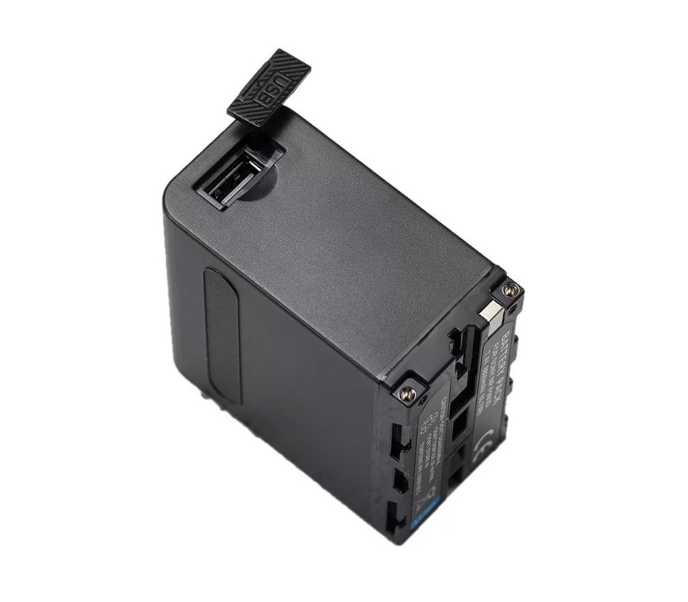Аккумулятор NP-F980D повышенной ёмкости 8800мА с выходами USB и 8В-3