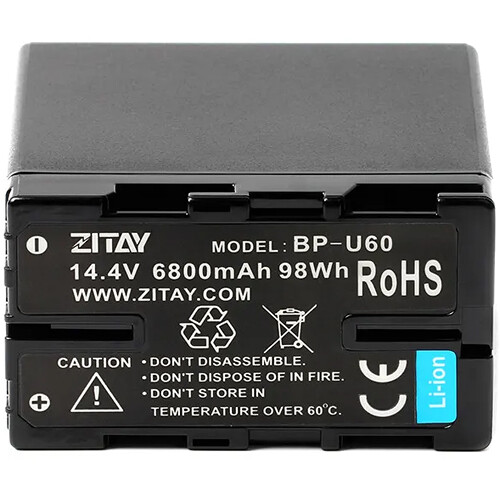 Аккумулятор для камеры ZITAY Sony BP-U90 BP-U60-2