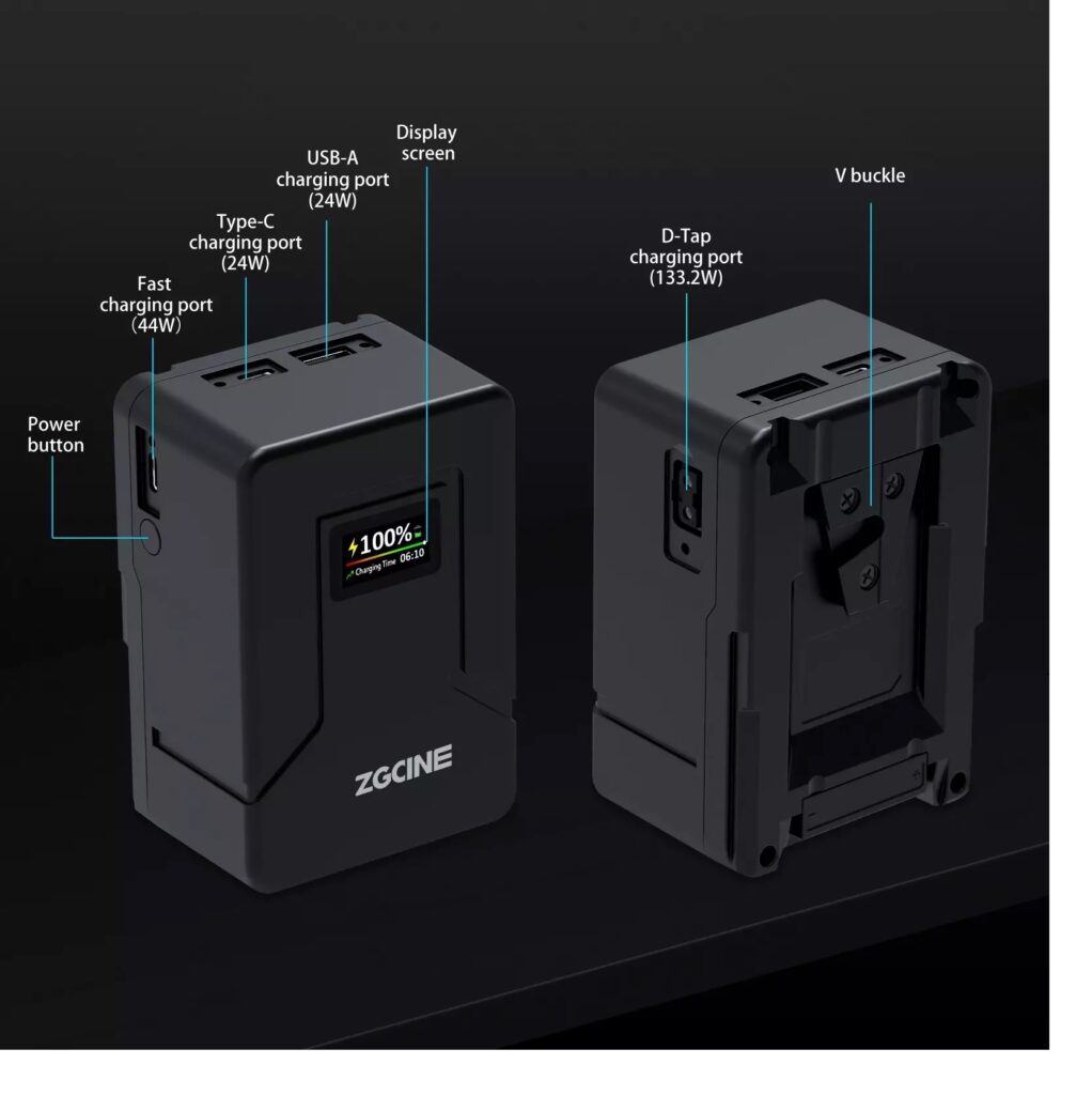 Аккумулятор V-mount ZGCine ZG-V99 (99 Wh)-2