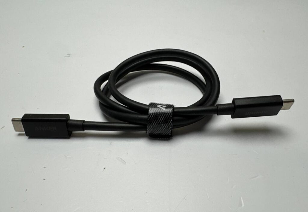 Кабель Thunderbolt 4/USB 4 Type C-Type C Anker 65 см-1