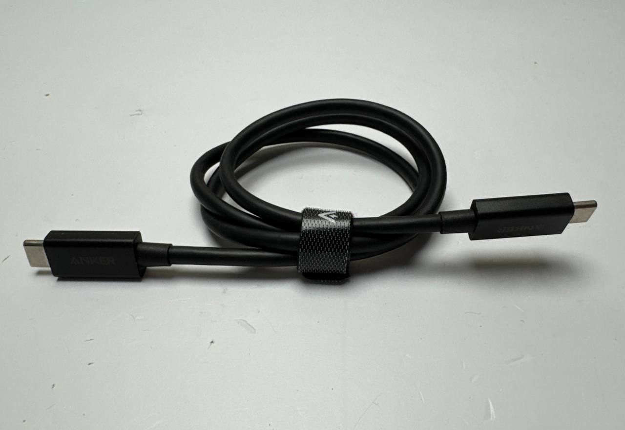 Кабель Thunderbolt 4/USB 4 Type C-Type C Anker 65 см-1