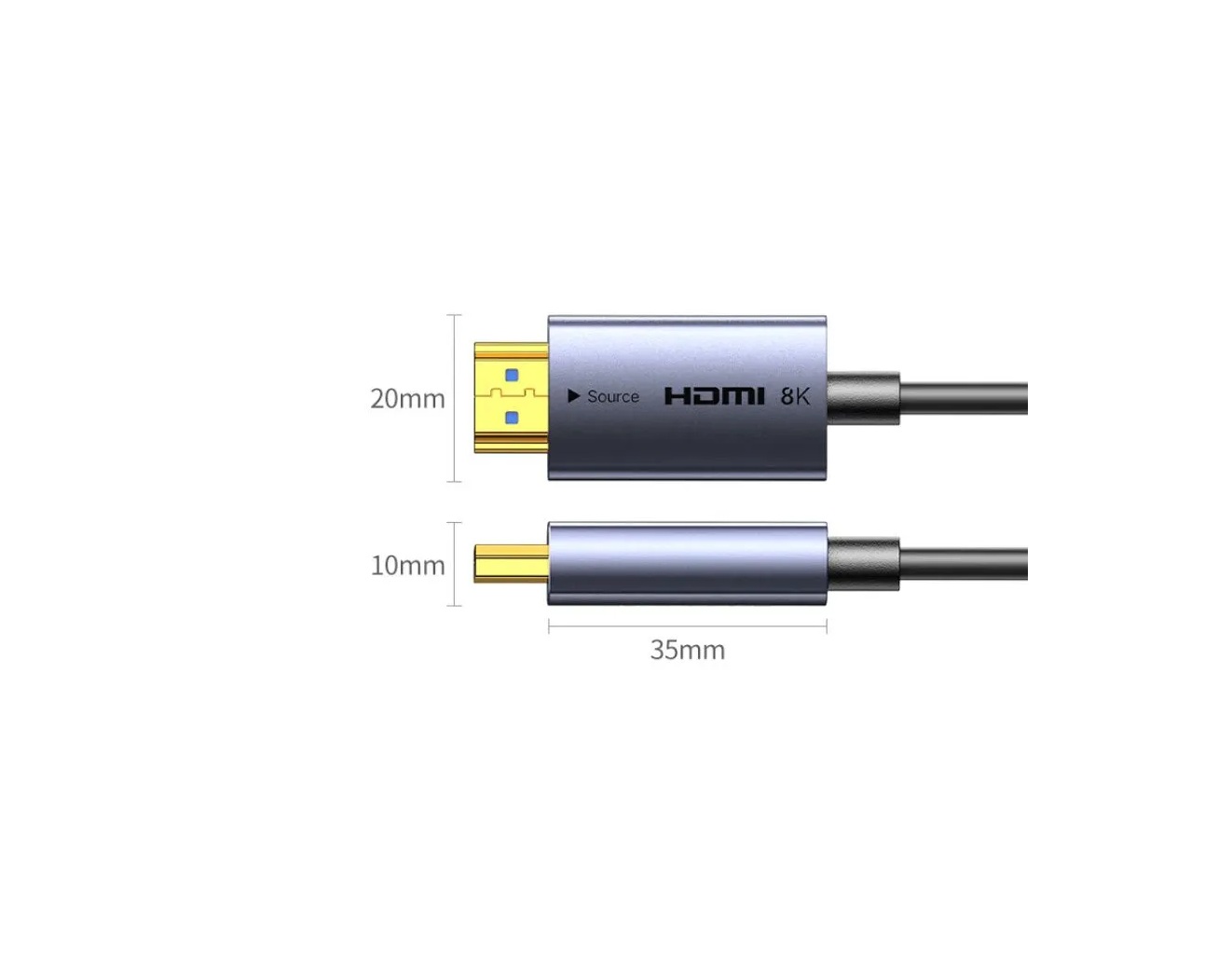 Волоконно-оптический кабель Ugreen HDMI/HDMI, 20 м 8К 60 Гц, 4К 240 Гц-2