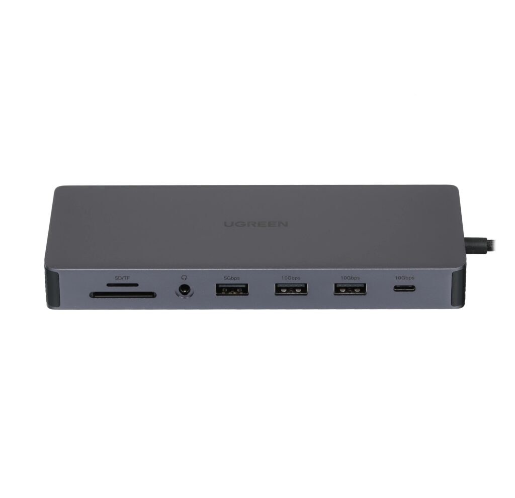 USB-концентратор UGREEN CM681 Revodok Pro 11-in-1 8Kх30Hz USB-C, цвет:серый-6