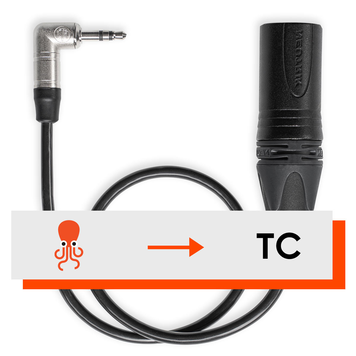 Кабель Timecode Tentacle C04 - Jack(TRC) 3.5 mm to XLR(M) 3pin-1
