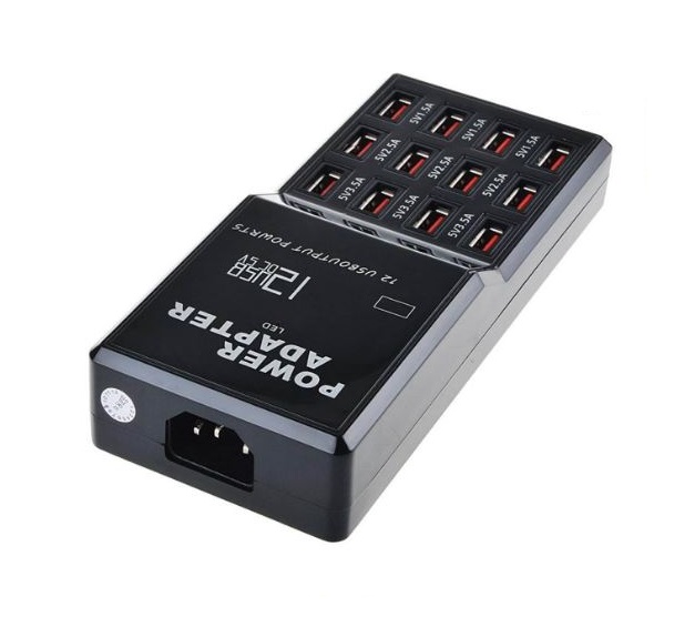 Зарядное Устройство USB NNM W-858 (порты: 12 Type-A /12A) 60Вт-2