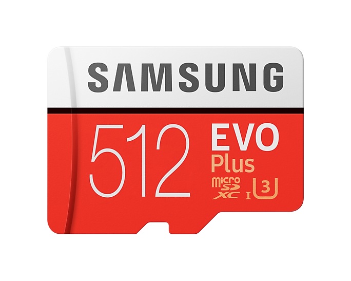 Карта памяти microSDXC 512Gb Samsung EVO Plus V2 UHS-I U3 (MB-MC512HA)-1