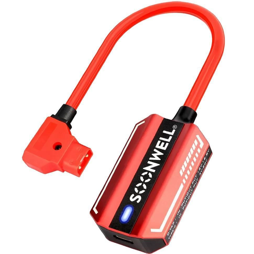 Адаптер Питания/Зарядки двусторонний SoonWell PD100 Type-C - D-Tap-2