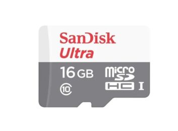 Карта памяти SanDisk Ultra micro SDHC 16 GB Class 10 UHS-I (80/10 MB/s)