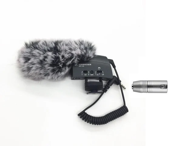 Микрофон - Пушка Sennheiser MKE-400 (+Ворсовка,Поролон,Адаптер) КОМПЛЕКТ K2-1