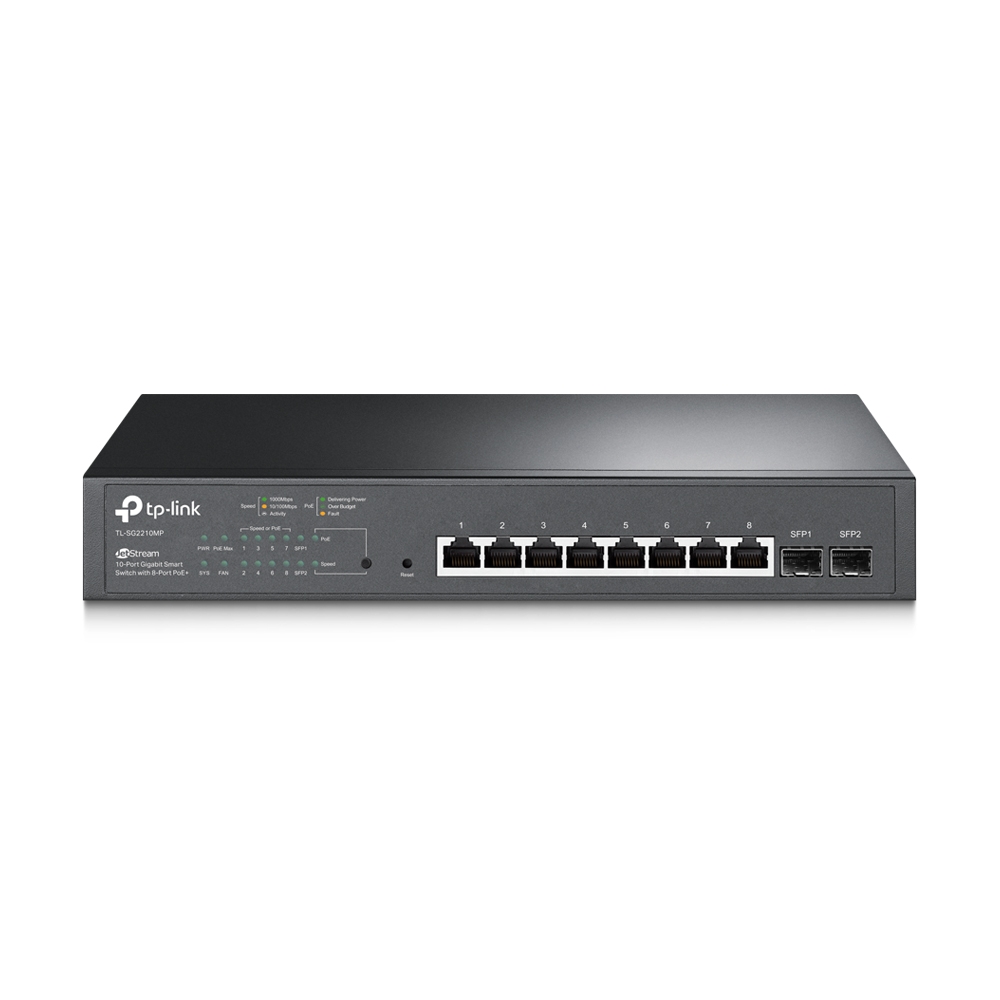 Коммутатор 1 Гбит/с TP-Link Omada TL-SG2210MP (8 + 2 портов/PoE)-1