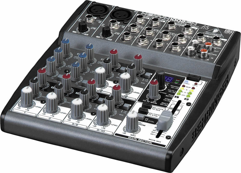 Behringer 1002FX 10-канальный аналоговый микшер-2