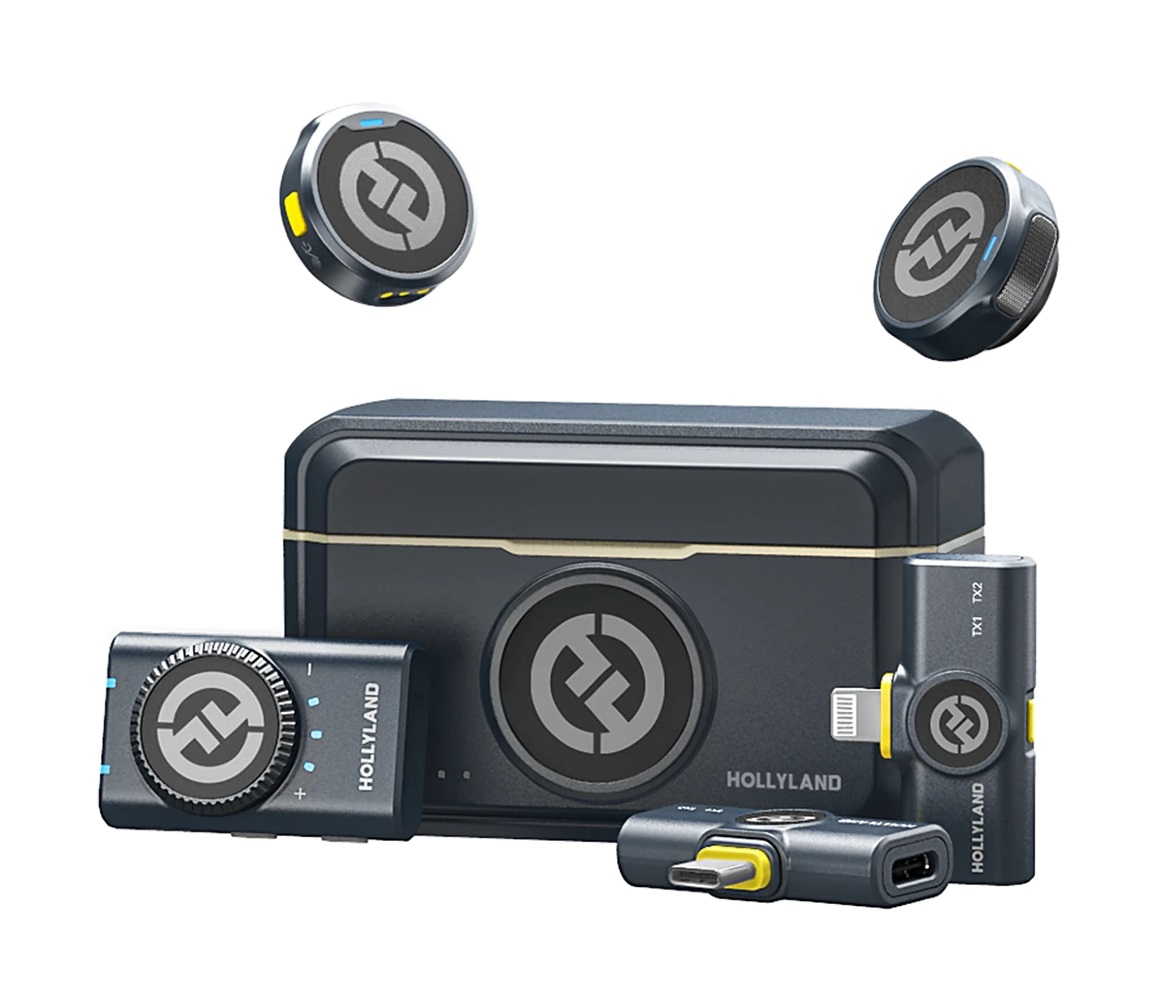 Радиосистема Hollyland Lark M2 Combo Чёрная КОМПЛЕКТ-K1 (RX-2шт + TX-1шт)-1