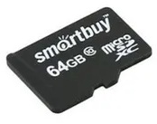 Карта памяти MicroSD Smartbuy 64GB Class10