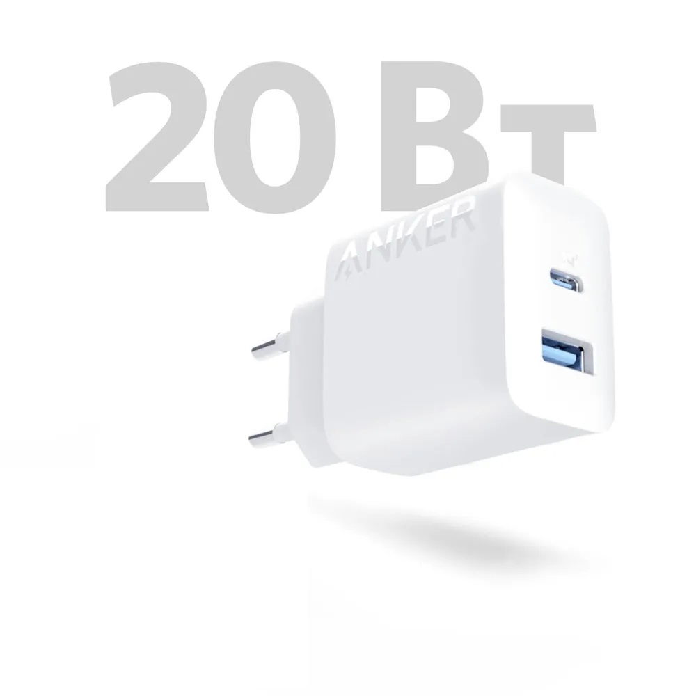 Зарядное Устройство USB Anker 312 USB-A / USB-C (B2348) 2 порта/20Вт-1