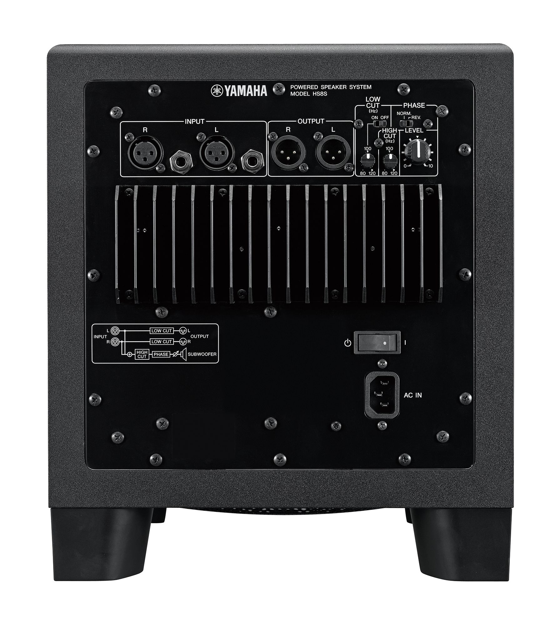 Активный студийный сабвуфер Yamaha HS8S-3