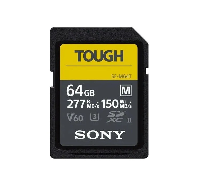 Карта памяти Sony TOUGH M SDXC 64GB SF-M UHS-II U3 V60 150/277 MB/s (SF-M64T)-1