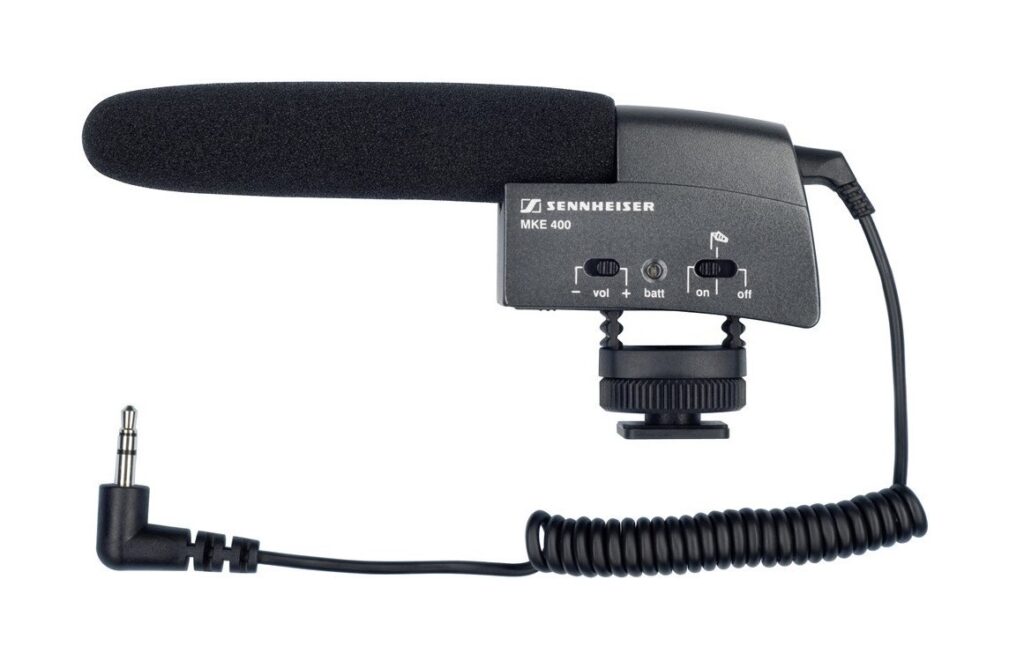 Микрофон - Пушка Sennheiser MKE-400 + Поролон КОМПЛЕКТ K1-1