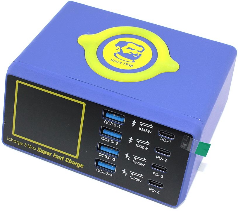 Зарядное Устройство USB/БП Mechanic ICharge 8 Max (4 Tp-A /4 Tp-С) 110Вт-1