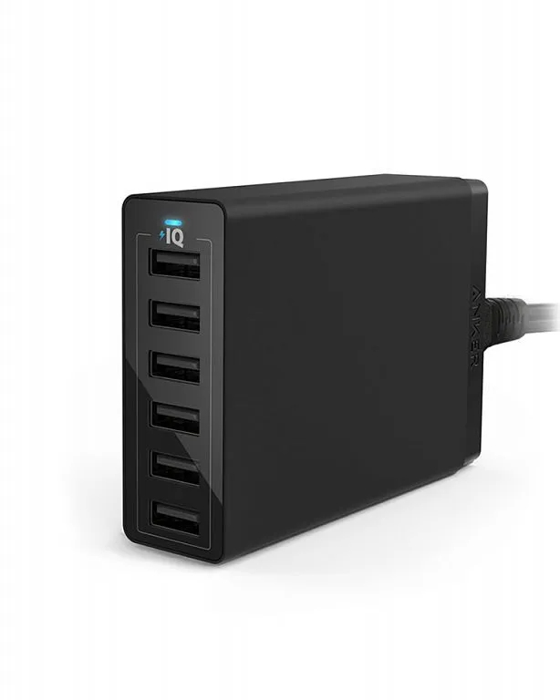 Зарядное Устройство USB Anker PowerPort 6 (A2123) 6 портов/60W-1