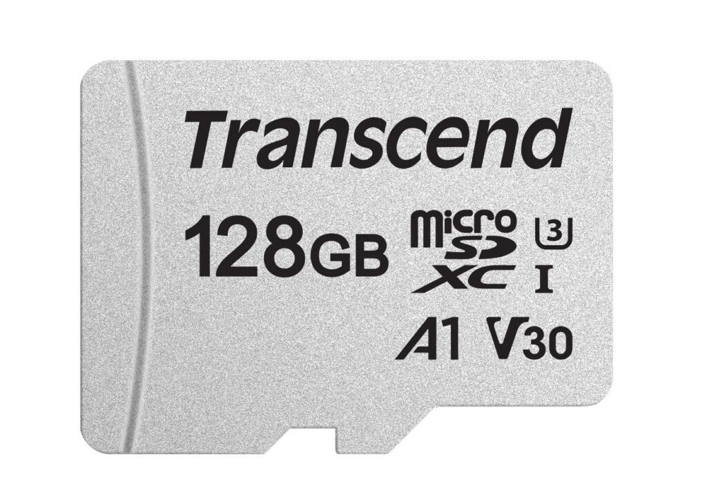 Карта памяти Transcend microSDXC 128 ГБ Class 10, V30, A1, UHS Class 3, R/W 100/40 МБ/с-1
