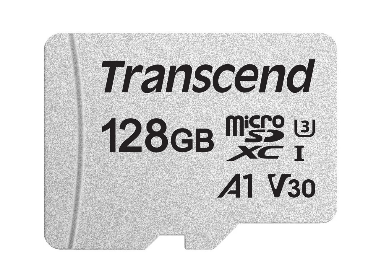 Карта памяти Transcend microSDXC 128 ГБ Class 10, V30, A1, UHS Class 3, R/W 100/40 МБ/с-1