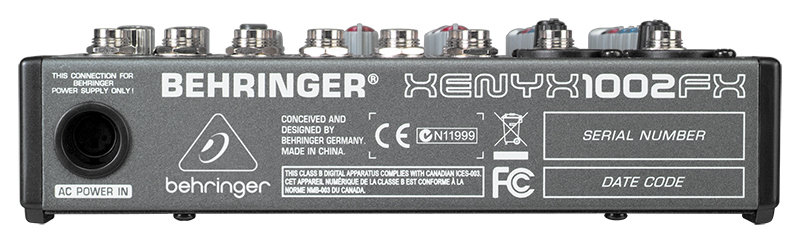 Behringer 1002FX 10-канальный аналоговый микшер-3