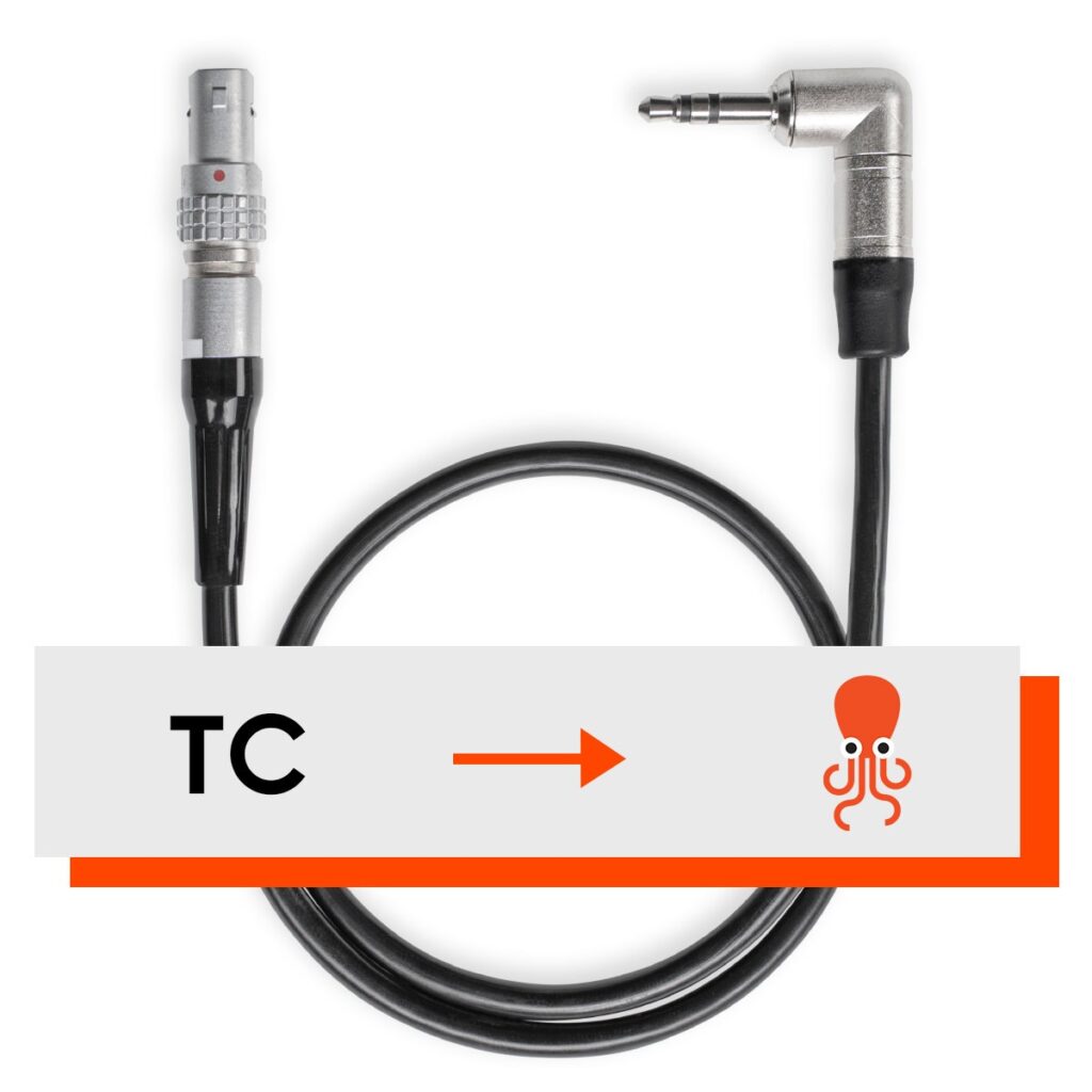 Кабель Timecode Tentacle C03 - LEMO 5-Pin на Jack(TRC) 3.5 mm TC Out-1