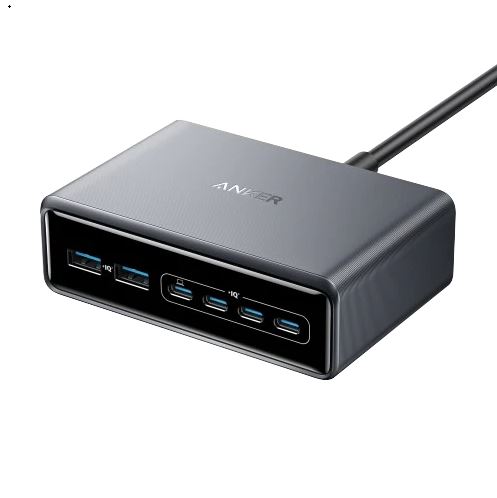 Зарядное Устройство USB Anker Prime 200W 6 Port GaN (A2683341) КОМПЛЕКТ-8