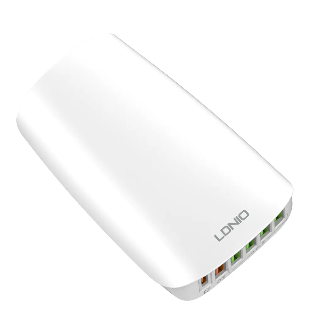 Зарядное Устройство USB Ldnio A6573C 5 порт. Type-A /1 порт Type-С/65Вт-2