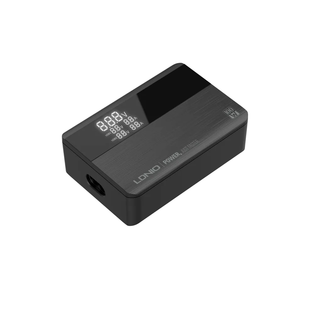 Зарядное Устройство USB Ldnio A4809C (порты: 2 Type-A /2 Type-С) 100W-3