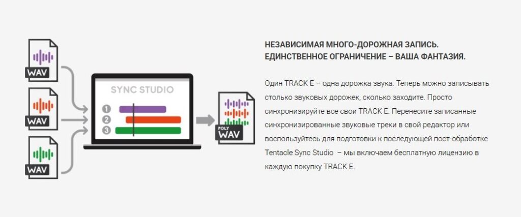 Рекордер Звука С Поддержкой Timecode Tentacle Track E (КОМПЛЕКТ 1 ШТ)-2