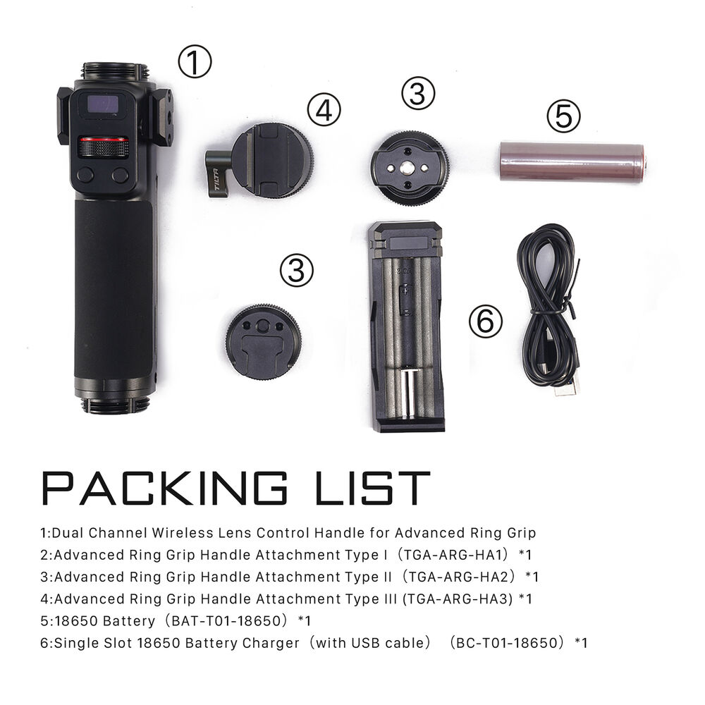 Рукоятка Tilta Dual Channel Wireless Lens Control для Advanced Ring Grip (TGA-ARG-WCH)-2