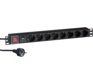 Блок роз ExeGate ServerPro PDU-19H807 Al-8S-EU2CU-SW-SPD1, 19, 1U