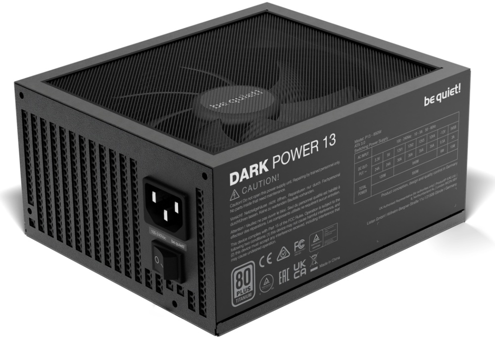 Блок питания be quiet! Dark Power 13, 850W, 80+ Titanium (BN334)-3