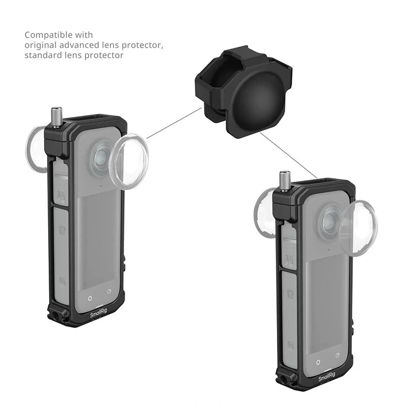 Силиконовый Чехол для Линз Insta360 X4 SmallRig 4278-4