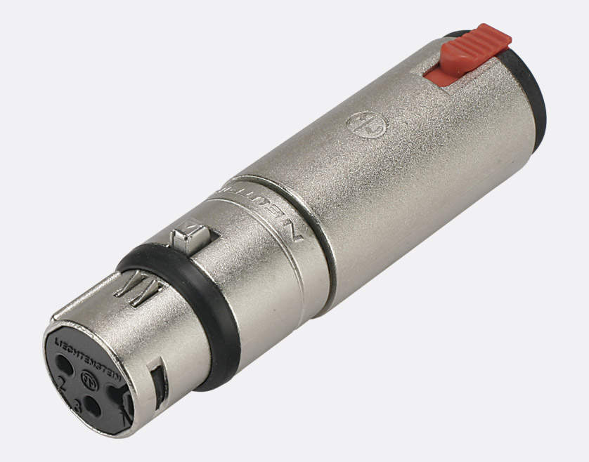 Адаптер с Jack 6.3 мм 3pin (мама) на XLR 3pin (мама) Neutrik (3FX-3J)-3