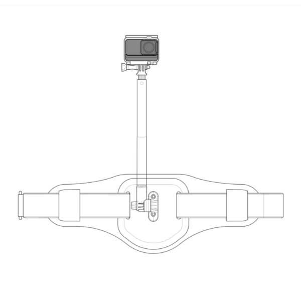 Крепление поясное регулируемое для экшен камер Insta360 Back Bar-6