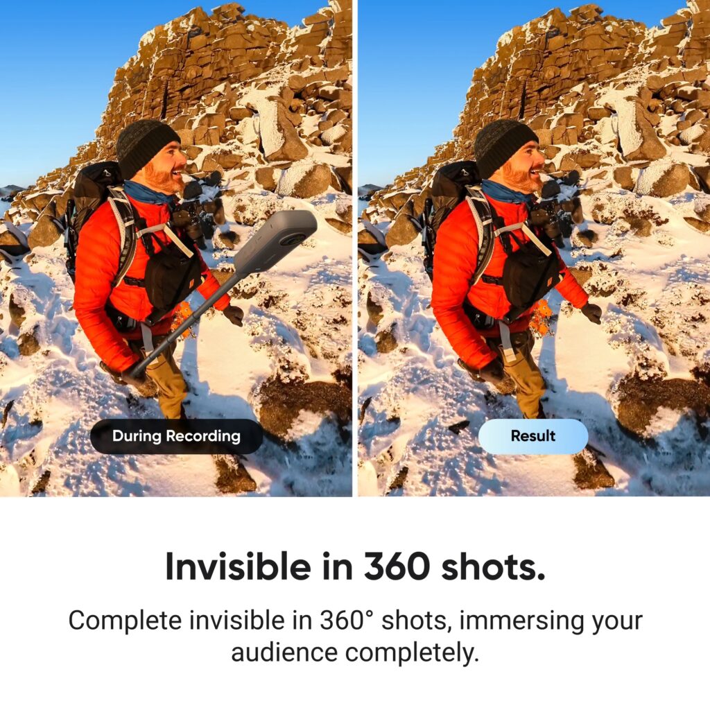 Монопод Insta360 Action Invisible Selfie Stick (28см - 100 см)-6