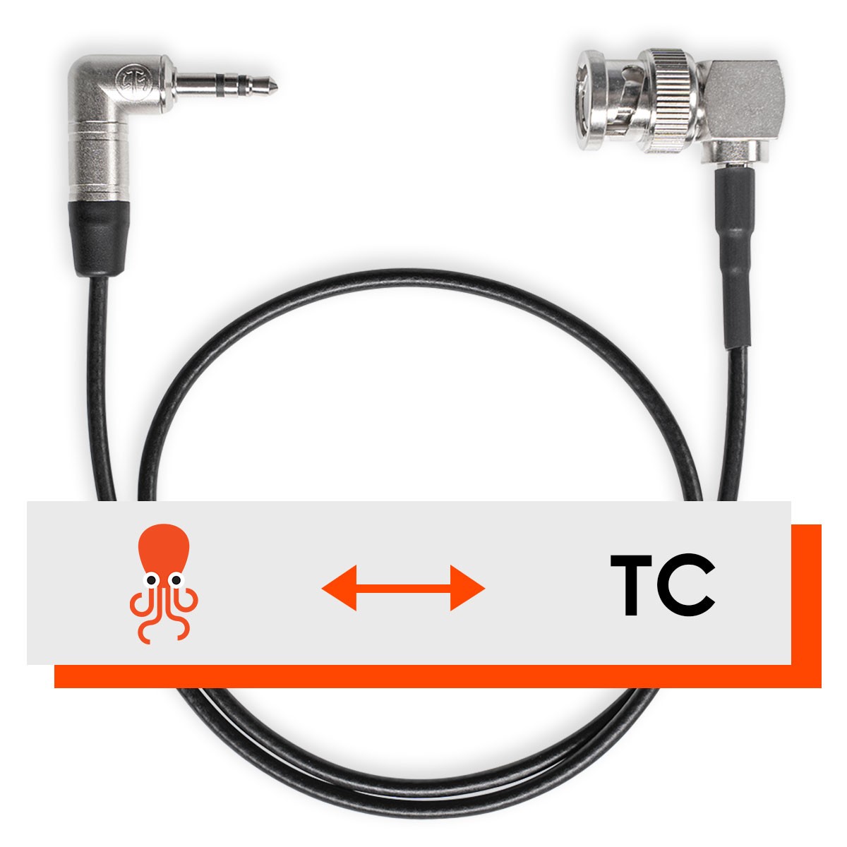 Кабель Timecode Tentacle C08 - Jack(TRC) 3.5 mm <-> 90° BNC-1