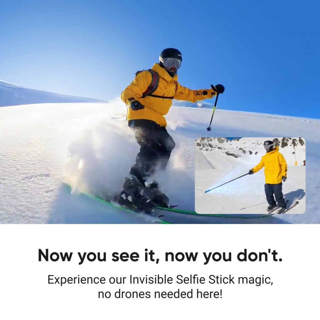 Монопод Insta360 Invisible Selfie Stick (23см - 114 см)-7