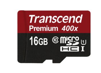Карта памяти Transcend Premium microSDHC UHS-I Class 1 (U1), Class 10 16GB