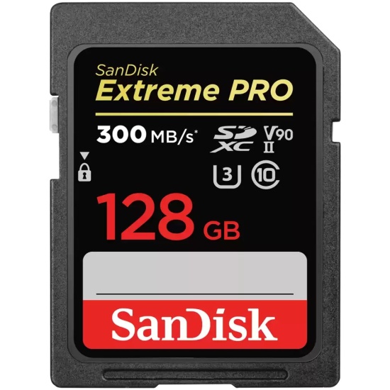 Карта памяти SanDisk Extreme Pro SDXC128GB UHS-II U3 (300/260 MB/s) SDSDXDK-128G-GN4IN-1