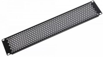 SYSMATRIX BP 0028.900 Фальш-панель 2U, перфорированная черный