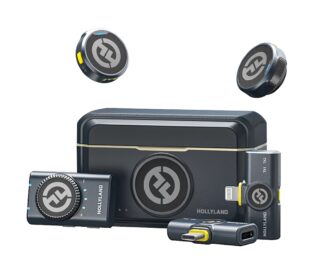 Радиосистема Hollyland Lark M2 Combo Чёрная КОМПЛЕКТ-K1 (RX-2шт + TX-1шт)