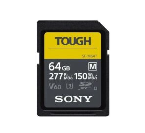 Sony TOUGH M SDXC 64GB SF-M UHS-II U3 V60 150/277 MB/s (SF-M64T)