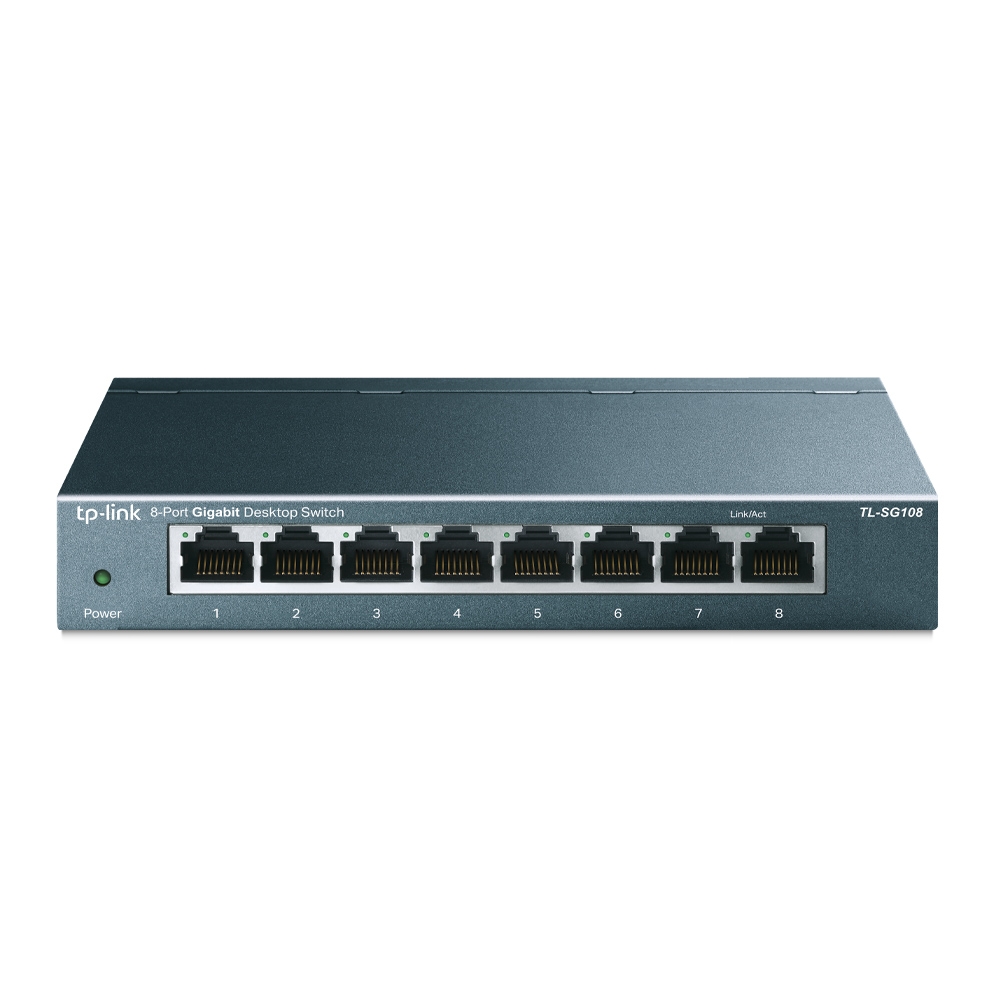 Коммутатор неуправляемый 1 Гбит/с TP-Link TL-SG108 (8 портов)-1